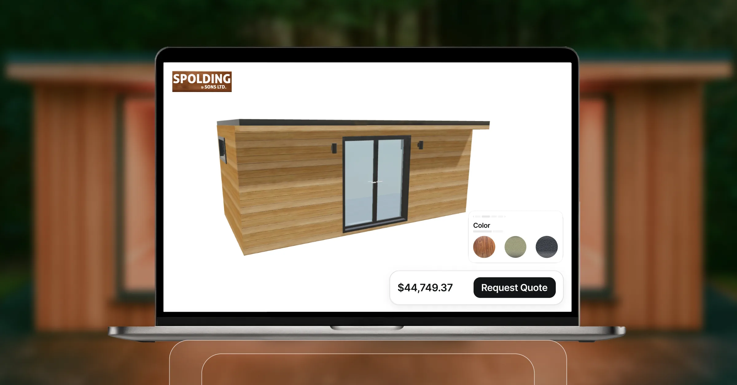 Spolding and Sons configurator-led results