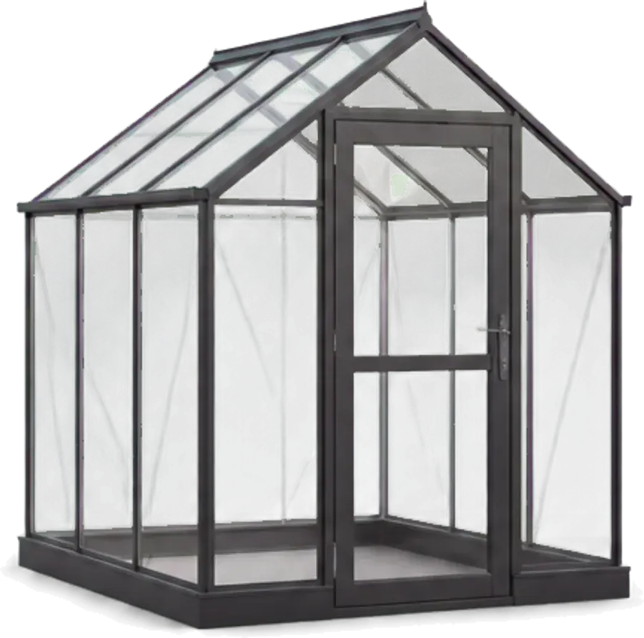 Aluminium greenhouse 3D configurator template