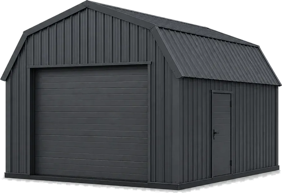 Barn steel garage 3D configurator template