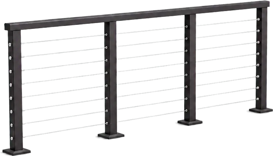 Cable balcony balustrade 3D configurator template