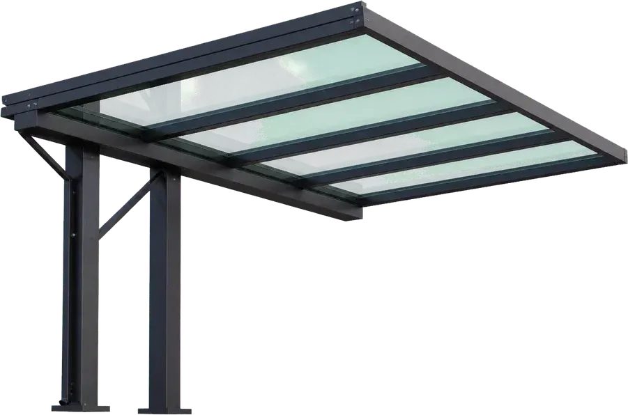 Cantilever glass pool shade 3D configurator template