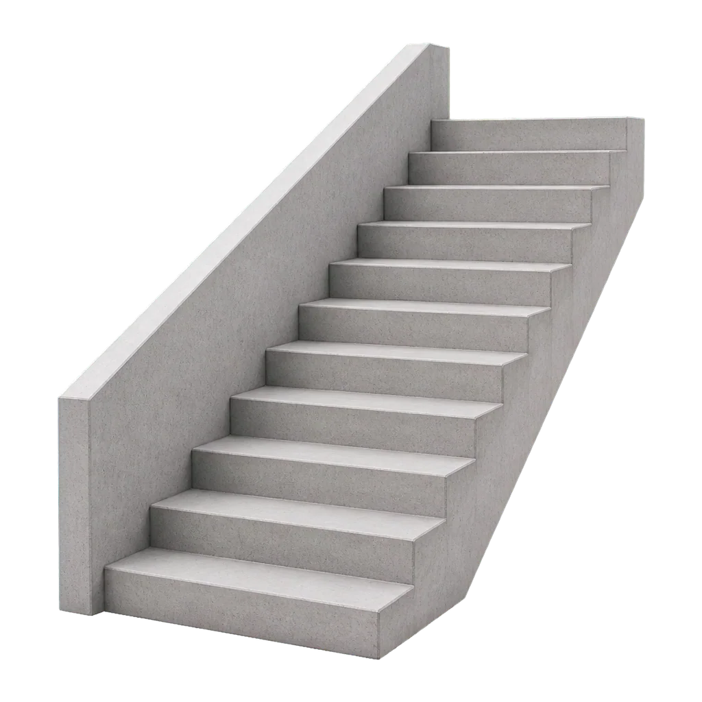 Concrete stair balustrade 3D configurator