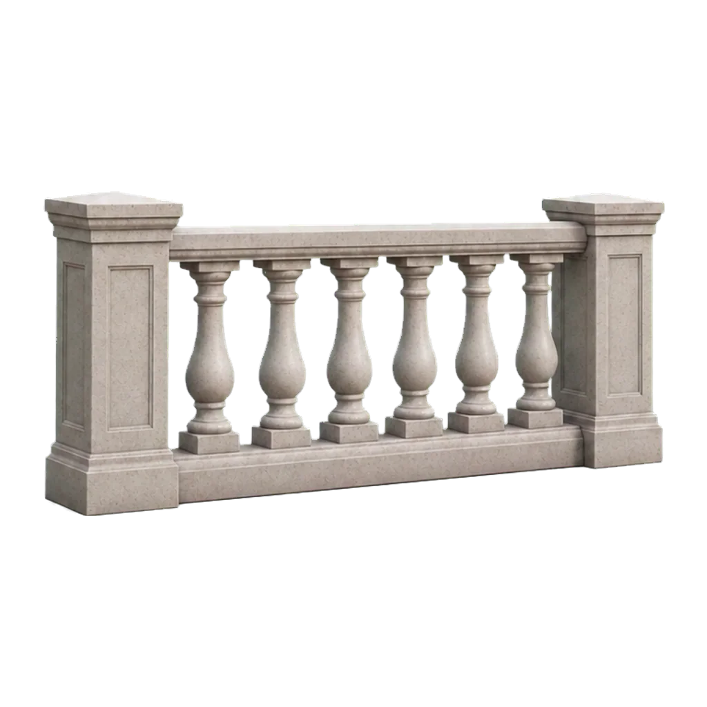 Concrete balcony balustrade 3D configurator