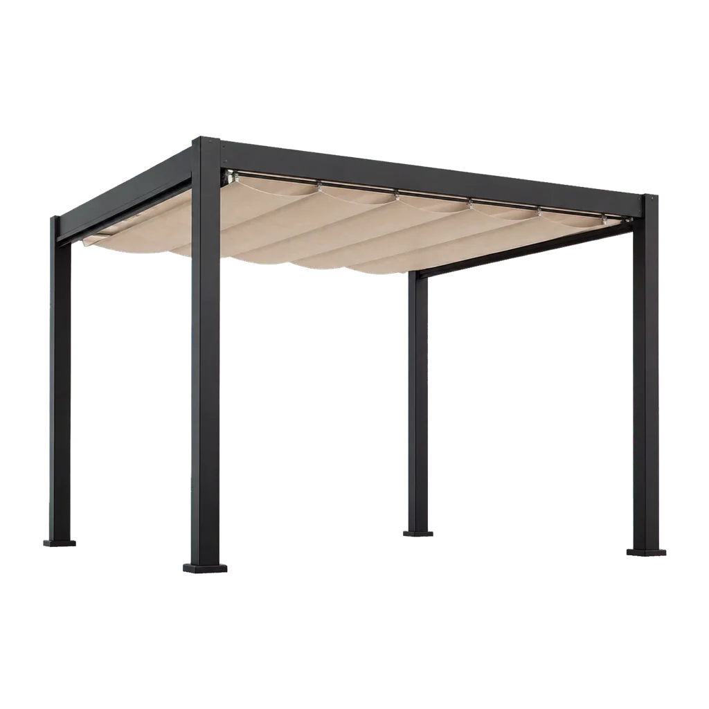 Fabric roof pergola 3D configurator