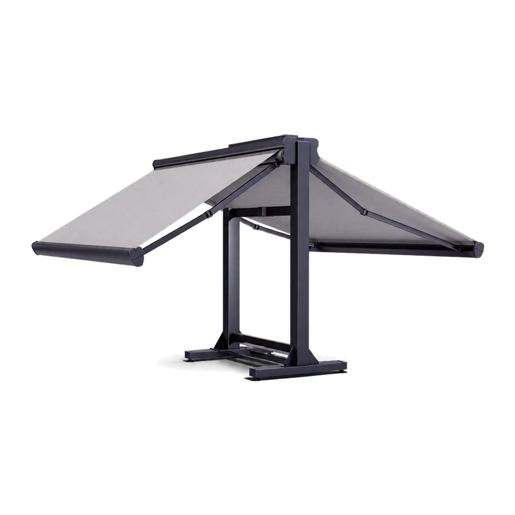 Freestanding double awning 3D configurator