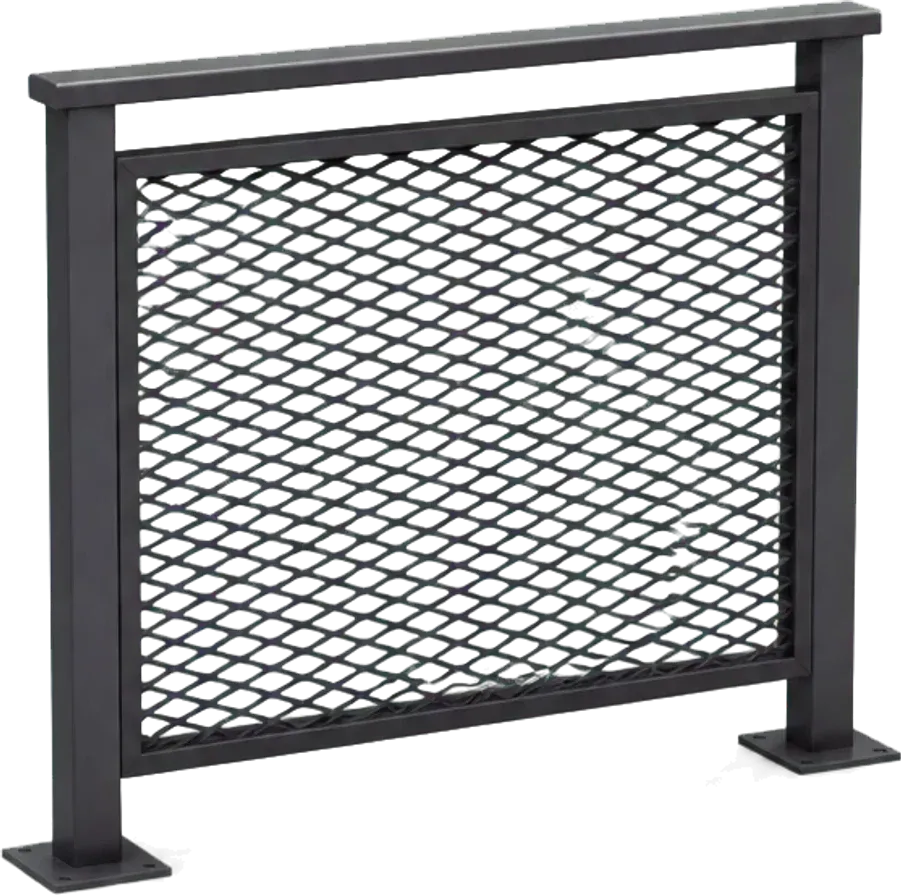 Mesh balcony balustrade 3D configurator template