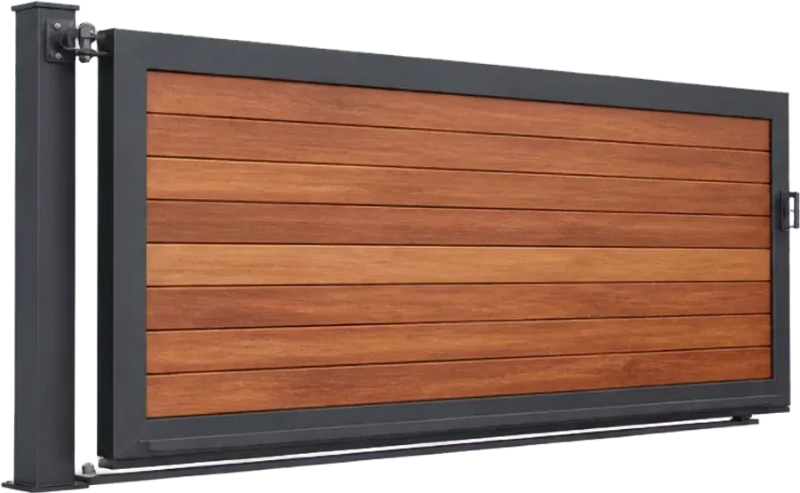 Timber sliding gate 3D configurator template