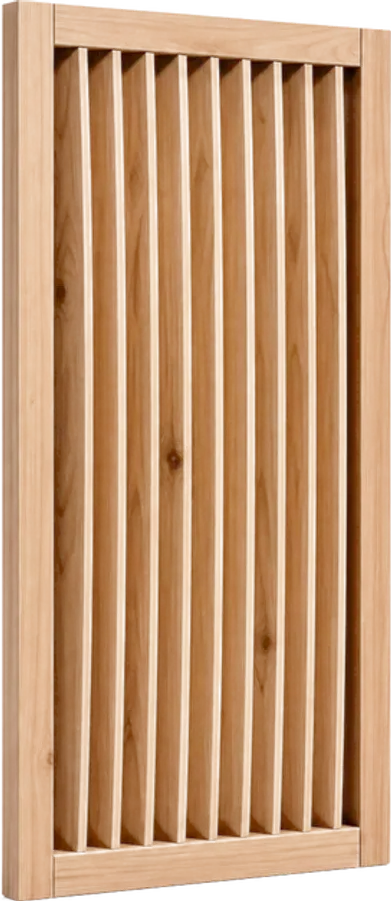 Vertical wood shutters configurator