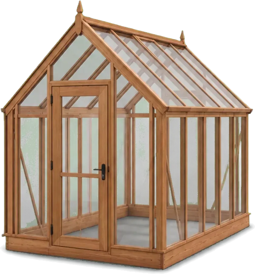 Wooden greenhouse 3D configurator template
