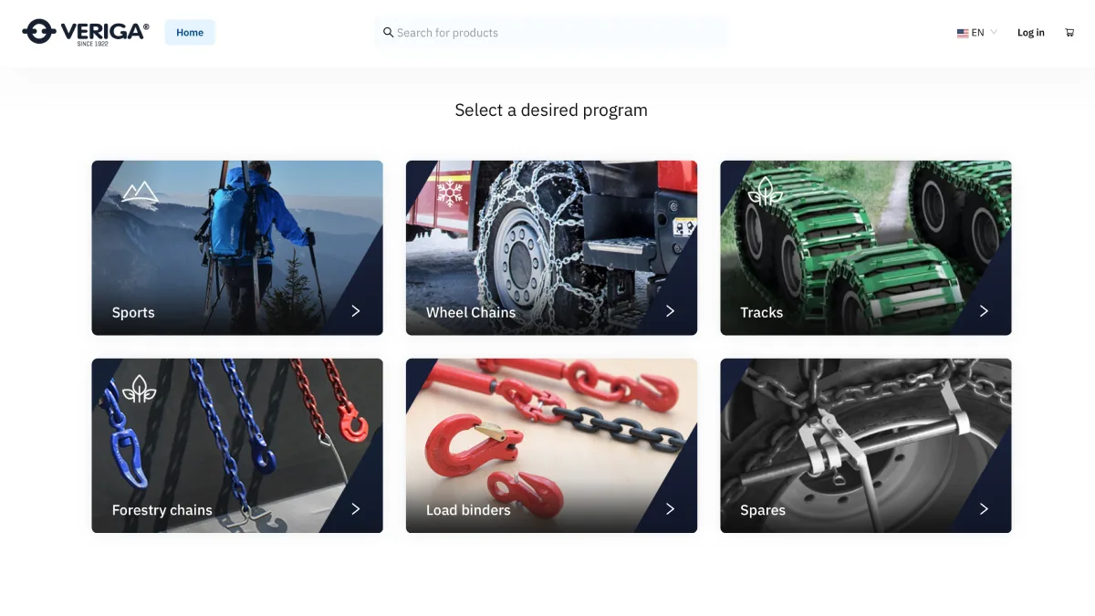 The vehicle equipment configurator that Veriga Lesce runs on their website.