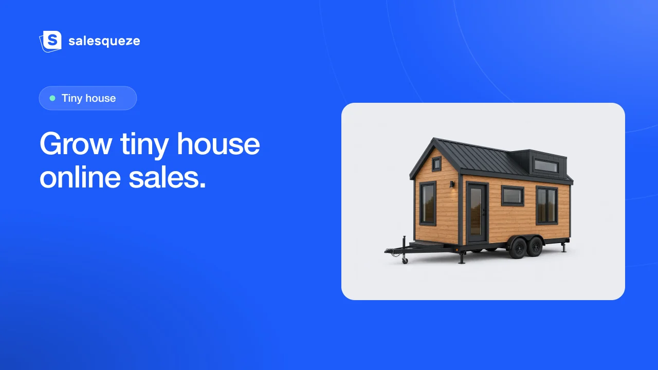 Tiny house online sales webinar