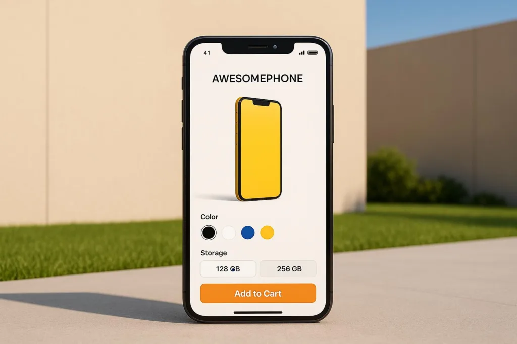 Best Practices for Mobile Configurator Design